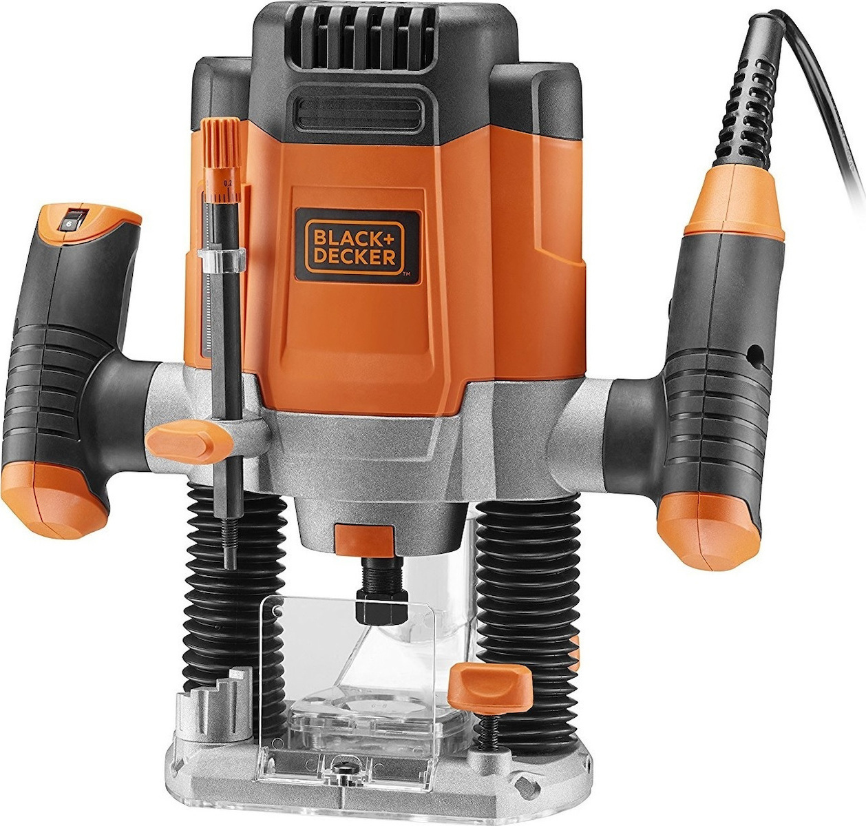 Black & Decker KW1200E Κάθετη Φρέζα 1200W με Ρύθμιση Ταχύτητας