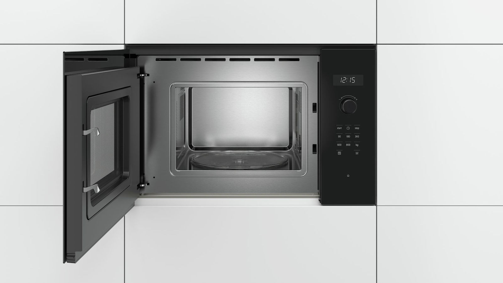 Bosch BFL524MB0 Εντοιχιζόμενος Φούρνος Μικροκυμάτων 20lt Μαύρος - Image 2