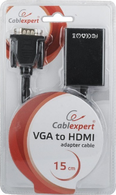 Cablexpert 3.5mm / USB-A / VGA male σε HDMI female 1τμχ (A-VGA-HDMI-01) - Image 4