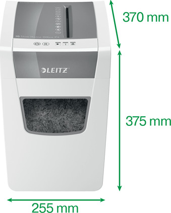 Leitz Καταστροφέας Εγγράφων IQ Slim Home Office P4 Cross Cut 10 Φύλλων με Κάδο 23lt - Image 3