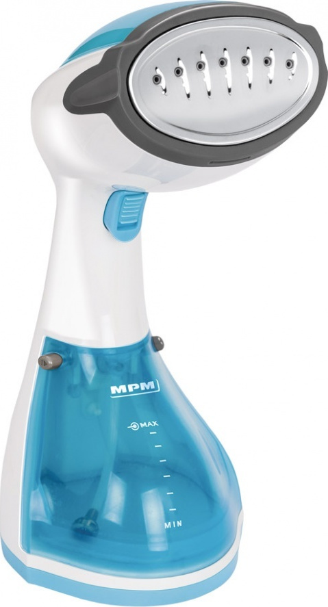 MPM Ατμοκαθαριστής Ρούχων Χειρός 1200W με Δοχείο 250ml Μπλε