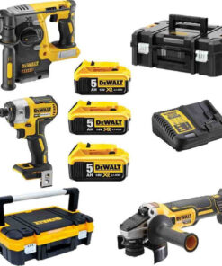 Dewalt DCK305P3T Σετ Δραπανοκατσάβιδο & Μπουλονόκλειδο Brushless 18V με 3 Μπαταρίες 5Ah και Θήκη