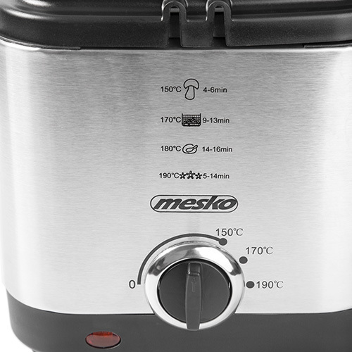 Mesko MS-4910 Φριτέζα 1.5lt Ασημί - Image 4