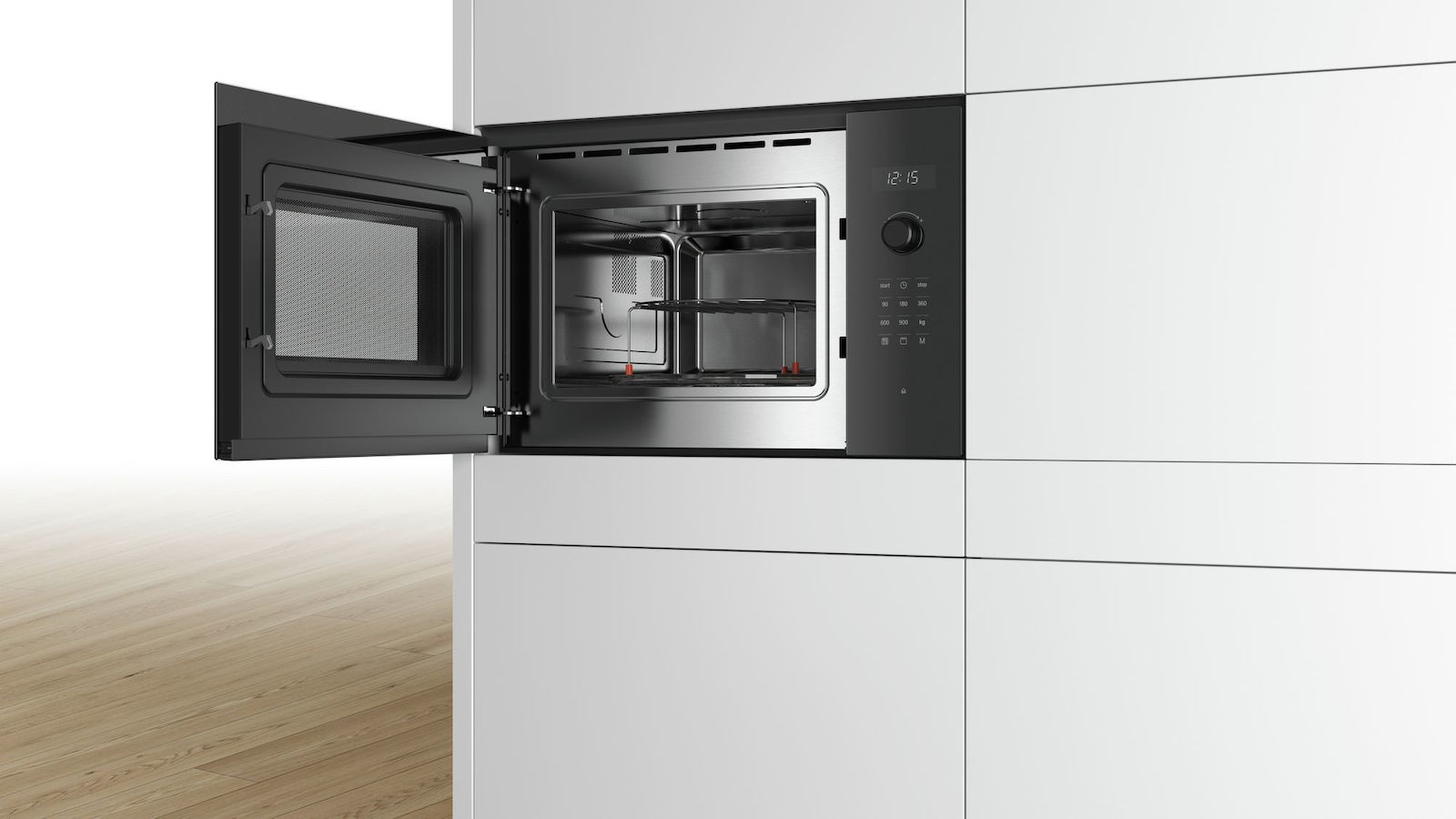 Bosch BEL554MB0 Εντοιχιζόμενος Φούρνος Μικροκυμάτων με Grill 25lt Μαύρος - Image 4