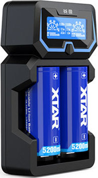 XTAR X4 Φορτιστής Μπαταριών Li-ion Μεγέθους AA/AAA/18650/21700/16340/26650/14500 - Image 2