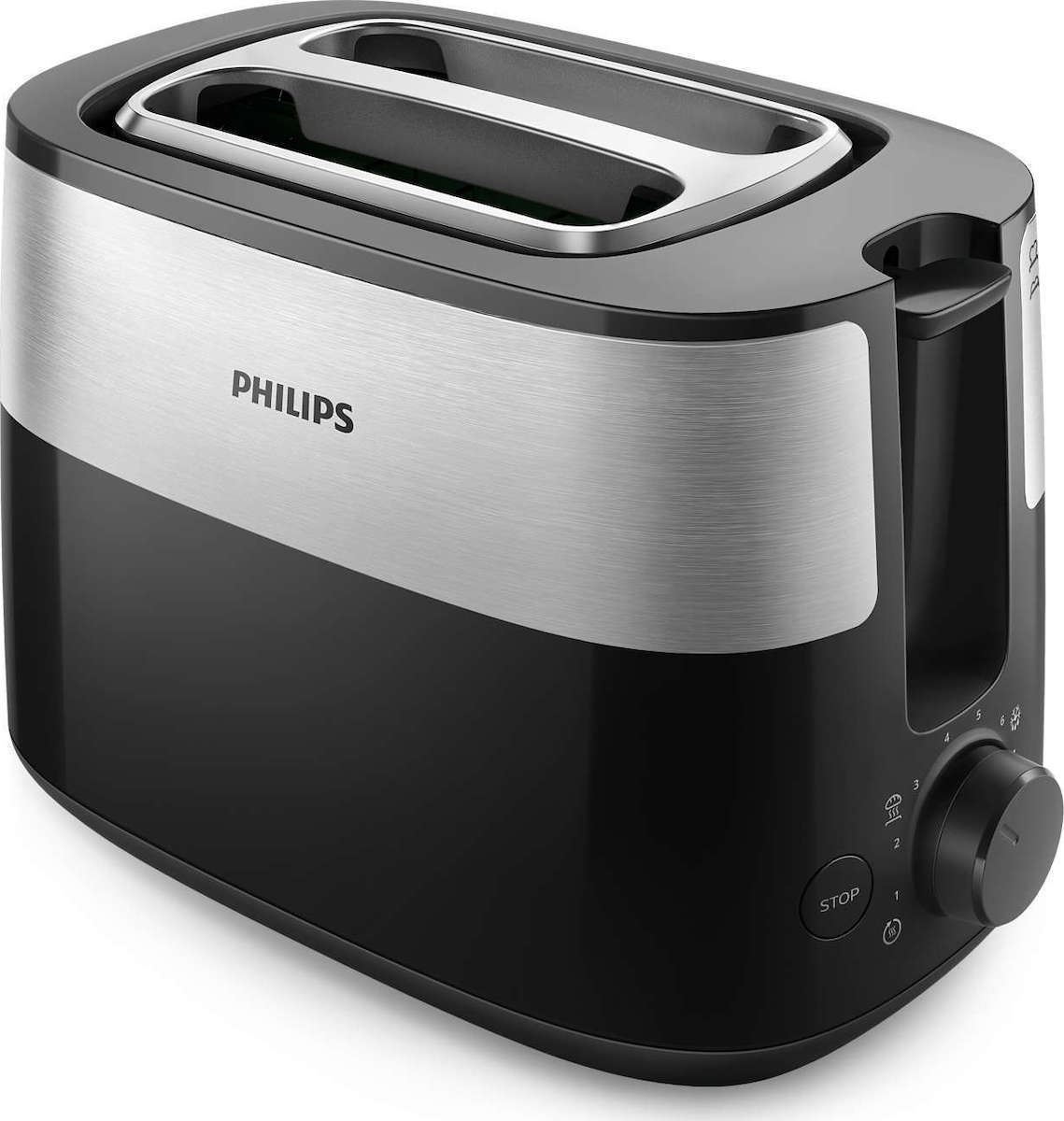 Philips HD2516/90 Φρυγανιέρα 2 Θέσεων 830W Μαύρη - Image 2