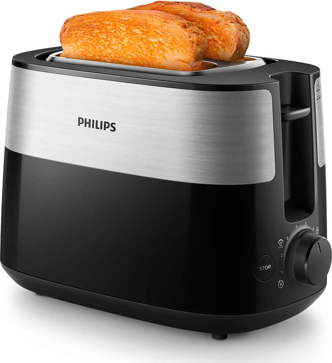 Philips HD2516/90 Φρυγανιέρα 2 Θέσεων 830W Μαύρη - Image 4