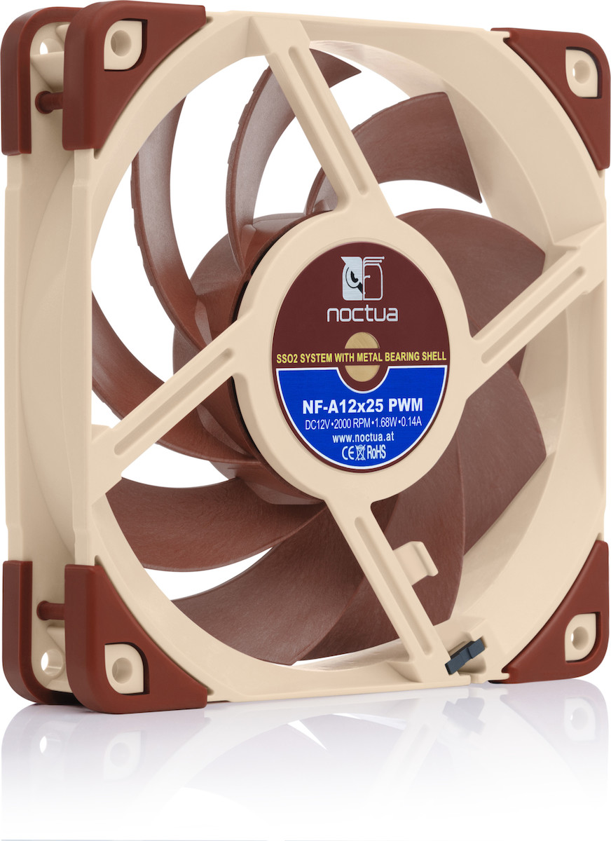 Noctua NF-A12x25 ULN Case Fan 120mm Καφέ - Image 2