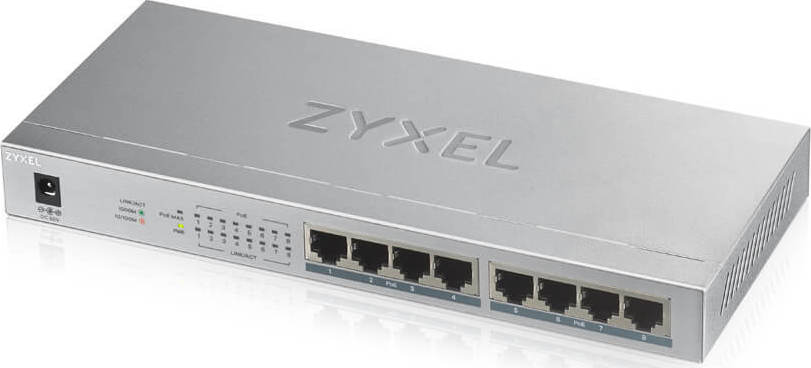 Zyxel GS1008HP Unmanaged L2 PoE+