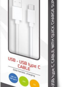 Savio USB 2.0 USB-C male - USB-A 1m (CL-126)