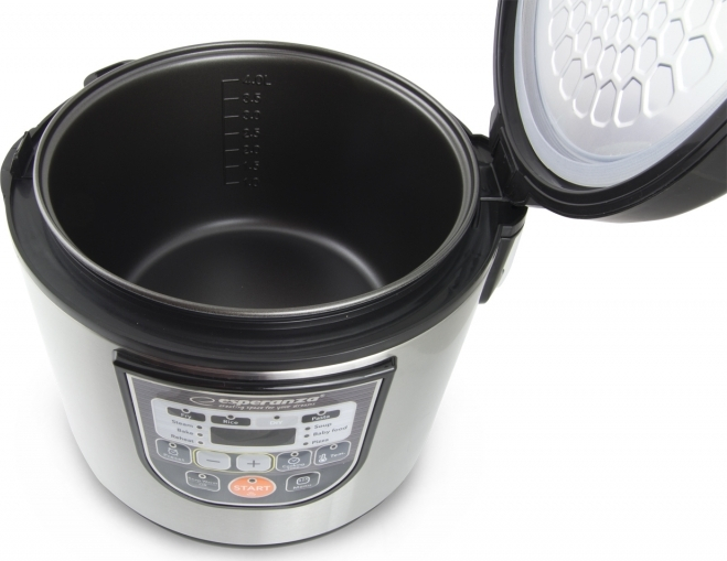 Esperanza Πολυμάγειρας 860W με Χωρητικότητα 5lt Ασημί - Image 4