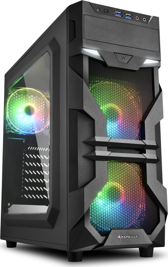Sharkoon VG7-W RGB Gaming Midi Tower με Πλαϊνό Παράθυρο