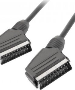 Lanberg Cable Scart male - Scart male 1.8m (CA-EUEU-10CC-0018-BK)