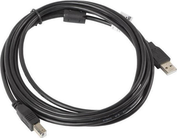 Lanberg USB 2.0 Cable USB-A male - USB-B male 3m (CA-USBA-11CC-0030-BK) - Image 2
