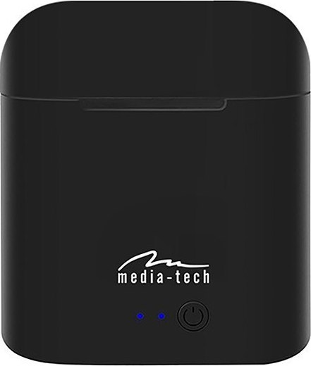 Media-Tech MT3589 Earbud Bluetooth Handsfree Ακουστικά με Θήκη Φόρτισης Μαύρα - Image 5