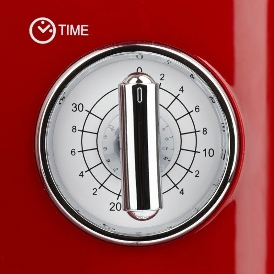 Girmi FM-2102 Φούρνος Μικροκυμάτων με Grill 20lt Κόκκινος - Image 5