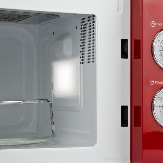 Girmi FM-2102 Φούρνος Μικροκυμάτων με Grill 20lt Κόκκινος - Image 3