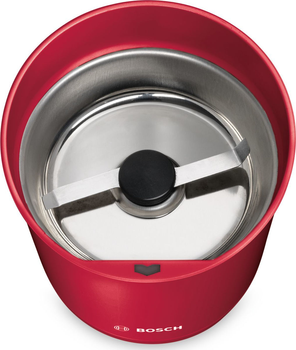 Bosch TSM6A014R Ηλεκτρικός Μύλος Καφέ 180W με Χωρητικότητα 75gr Κόκκινος - Image 2