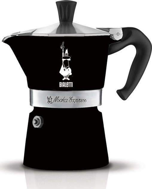 Bialetti Moka Express Μπρίκι Espresso 3cups Μαύρο