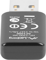 Lanberg NC-1200-WI Ασύρματος USB Αντάπτορας Δικτύου 1200Mbps - Image 3