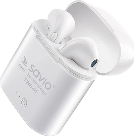 Savio TWS-01 In-ear Λευκά