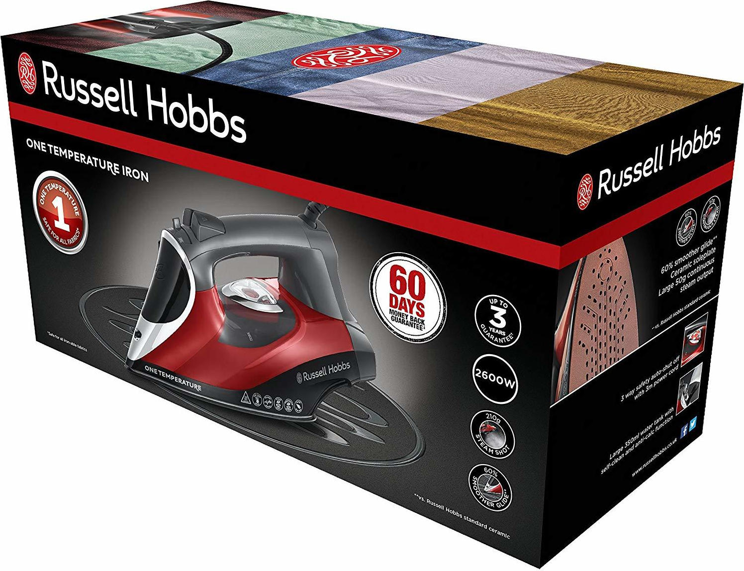 Russell Hobbs One Temperature 25090 2600W με Συνεχόμενη Παροχή Ατμού 50gr/min - Image 3
