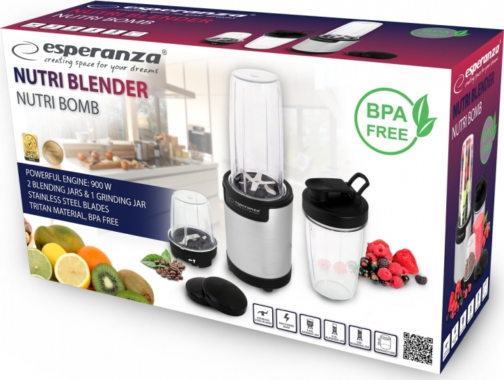 Esperanza EKM030 με Κανάτα 0.8lt 900W Inox - Image 4