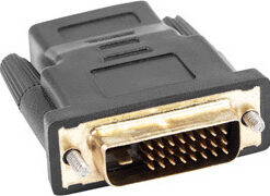 Alternative view of Lanberg DVI-D male σε HDMI female 1τμχ (AD-0010-BK)