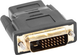 Lanberg DVI-D male σε HDMI female 1τμχ (AD-0010-BK) - Image 2