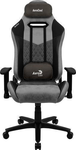 Aerocool Duke Υφασμάτινη Καρέκλα Gaming με Ρυθμιζόμενα Μπράτσα Ash Black