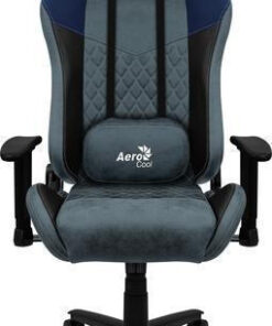 Aerocool Duke Υφασμάτινη Καρέκλα Gaming με Ρυθμιζόμενα Μπράτσα Steel Blue