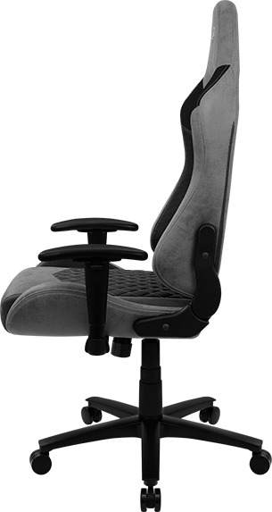 Aerocool Duke Υφασμάτινη Καρέκλα Gaming με Ρυθμιζόμενα Μπράτσα Ash Black - Image 3