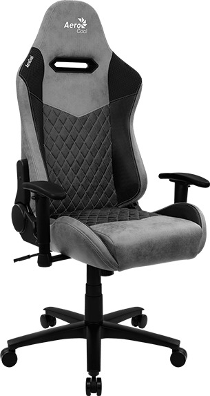 Aerocool Duke Υφασμάτινη Καρέκλα Gaming με Ρυθμιζόμενα Μπράτσα Ash Black - Image 6