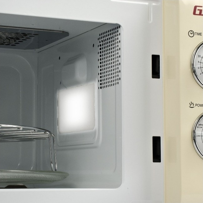 Girmi FM-2105 Φούρνος Μικροκυμάτων με Grill 20lt Μπεζ - Image 3