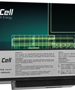 Green Cell Συμβατή Μπαταρία για Asus N71/K72/K72J/K72F με 4400mAh