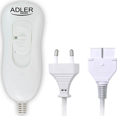 Adler AD 7426 AD 7426 Διπλό Ηλεκτρικό Υπόστρωμα Πλενόμενο Γκρι 60W 150x160εκ. - Image 3