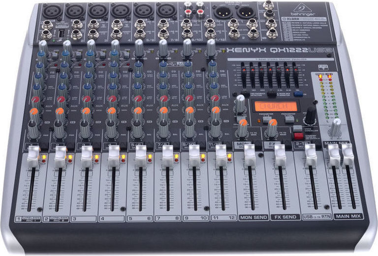Behringer Xenyx Αναλογική Κονσόλα 12 Καναλιών με Phantom Power & 6 Εισόδους XLR - Image 4