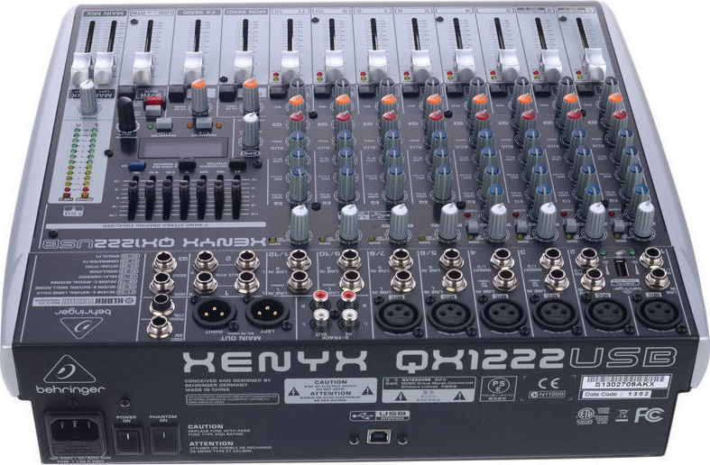 Behringer Xenyx Αναλογική Κονσόλα 12 Καναλιών με Phantom Power & 6 Εισόδους XLR - Image 5