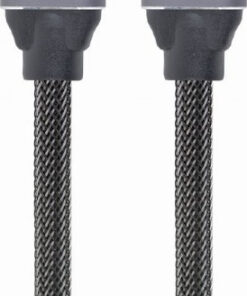 Alternative view of Cablexpert HDMI 2.0 Braided Cable HDMI male - HDMI male 1m Ασημί (CCBP-HDMI-1M)