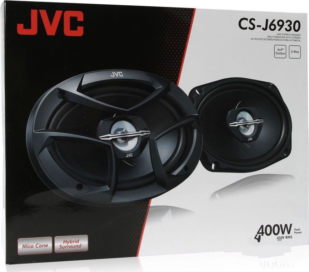 JVC Σετ Ηχεία Αυτοκινήτου CS-J6930 6x9" με 400W RMS (3 Δρόμων) - Image 4