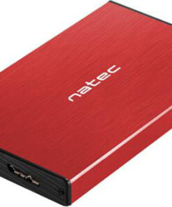 Alternative view of Natec Rhino Go Θήκη για Σκληρό Δίσκο 2.5" SATA III με σύνδεση USB3.0 σε Κόκκινο χρώμα (NKZ-1279)