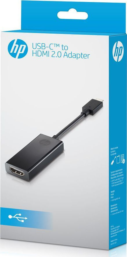 HP USB-C male σε HDMI female 1τμχ (2PC54AA) - Image 2