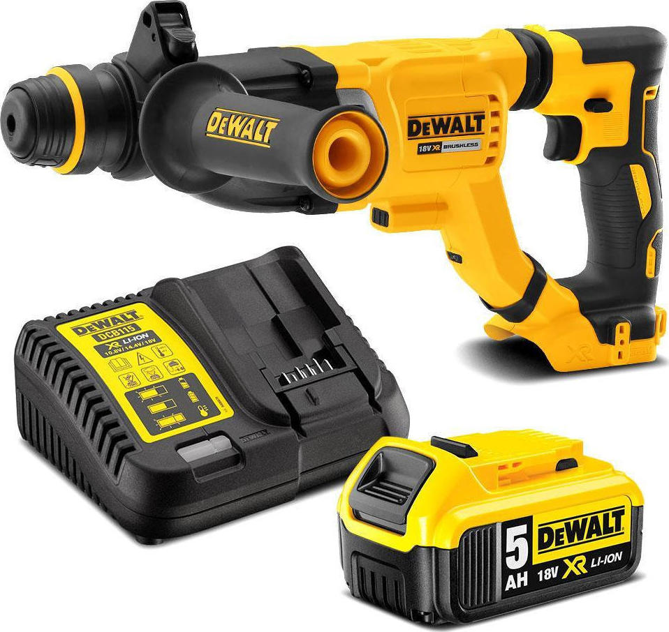 Dewalt DCH263P1 Κρουστικό Σκαπτικό Πιστολέτο Μπαταρίας Brushless 18V 1x5Ah με Υποδοχή SDS Plus DCH263P1 - Image 2