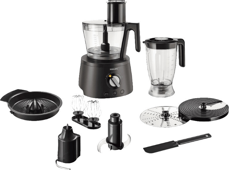 Philips Avance Collection Πολυμίξερ 1300W με Κάδο 3.4lt και Κανάτα Μπλέντερ Μαύρο - Image 4