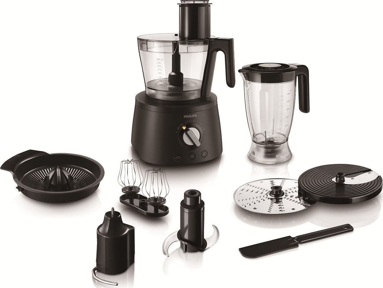 Philips Avance Collection Πολυμίξερ 1300W με Κάδο 3.4lt και Κανάτα Μπλέντερ Μαύρο - Image 2
