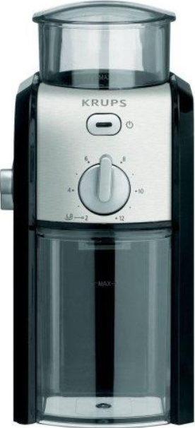 Krups Ηλεκτρικός Μύλος Καφέ 100W με Χωρητικότητα 200gr και 12 Επίπεδα Άλεσης Μαύρος - Image 2