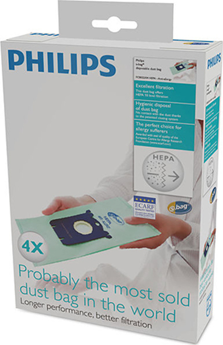 Philips Σακούλες Σκούπας 4τμχ Συμβατή με Σκούπα Philips - Image 3