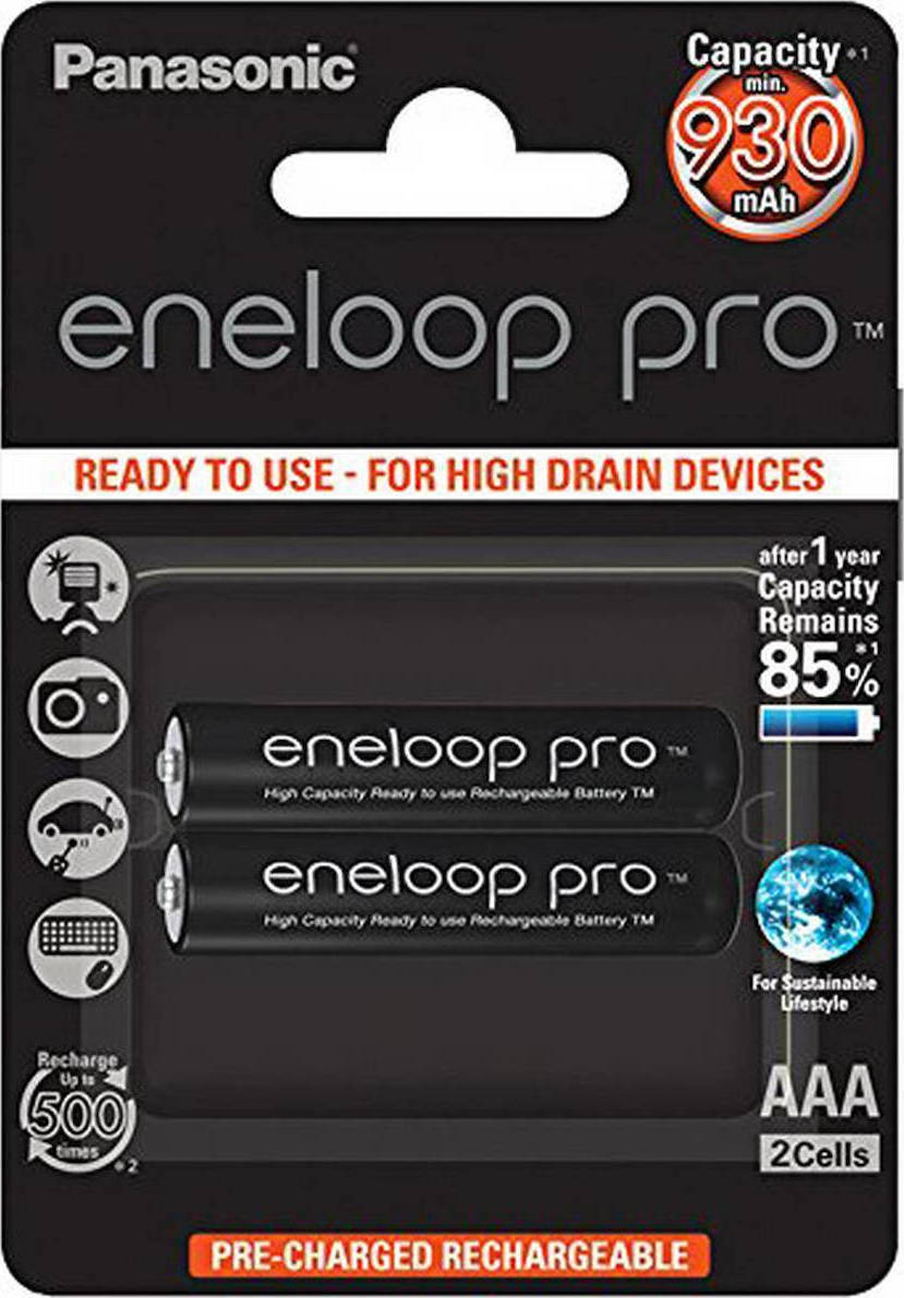 Panasonic Eneloop Pro AAA 930mAh 1.2V 2τμχ