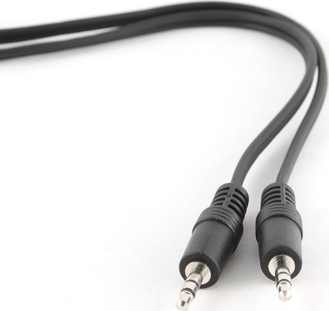 Cablexpert Καλώδιο 3.5mm male - 3.5mm male Μαύρο 1.2m (CCA-404) - Image 2