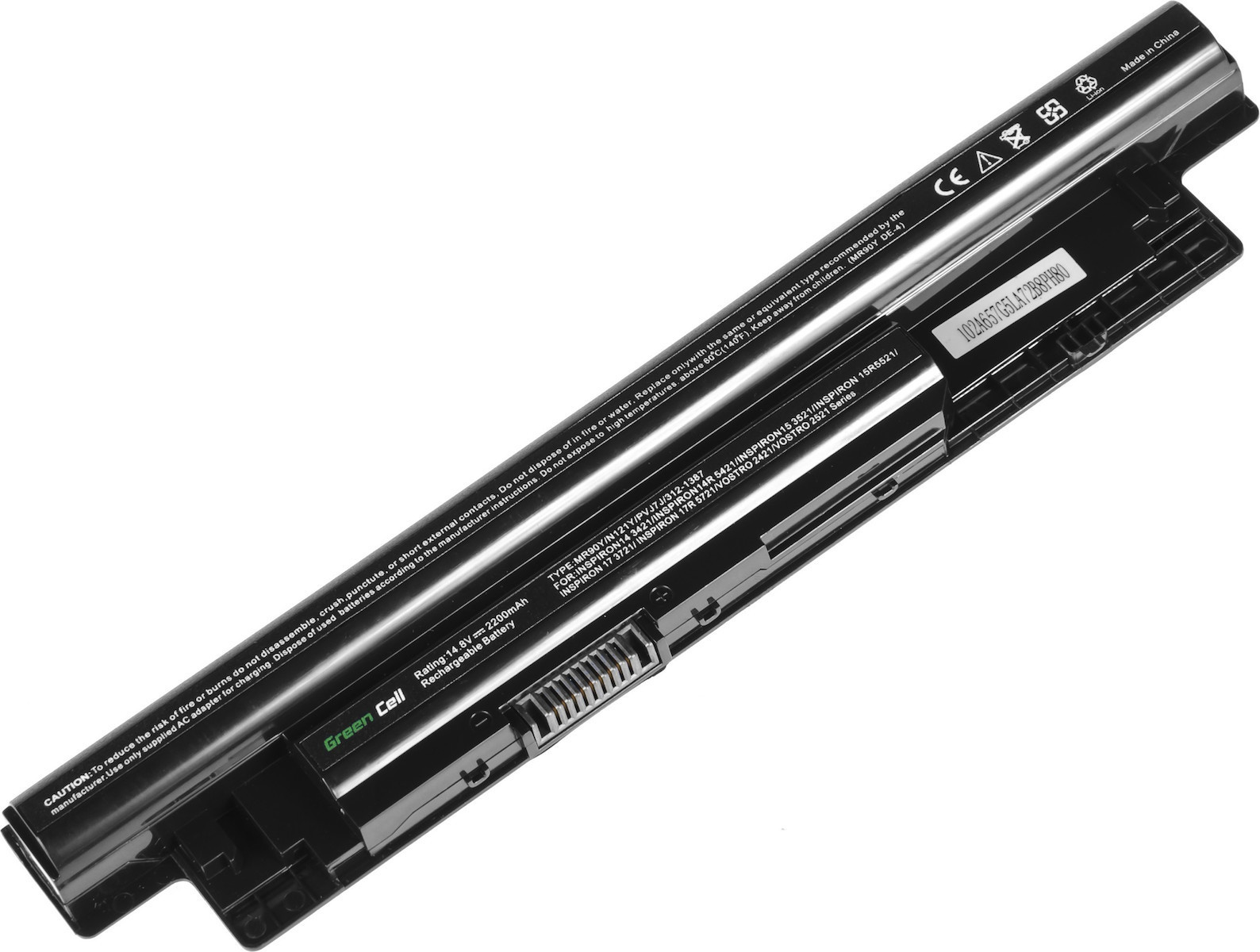 Green Cell Συμβατή Μπαταρία για Dell Inspiron 14 3000/15 3000/5521/5537 με 2200mAh - Image 2